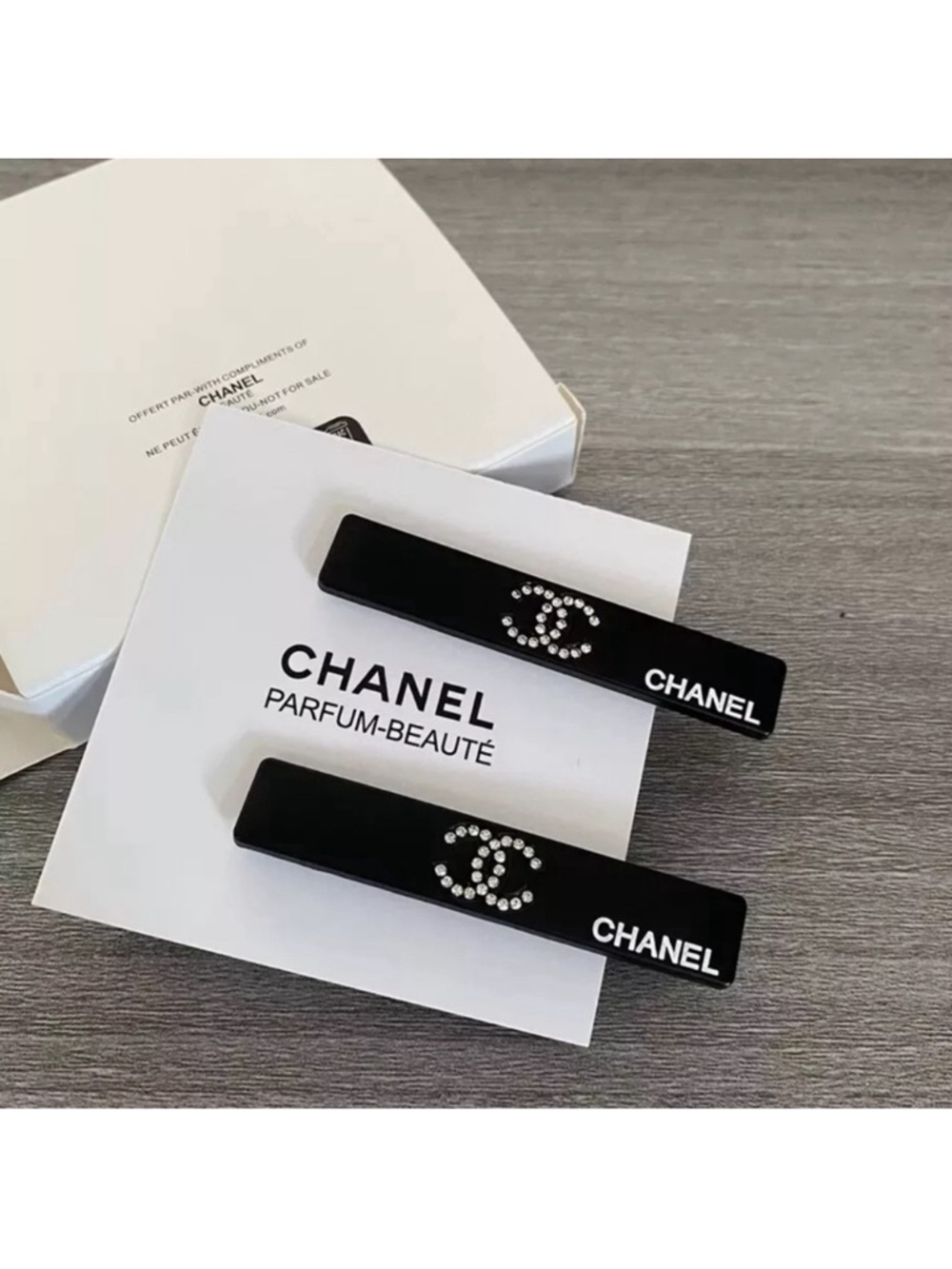GWP Chanel Beauty Hair Clip Gift Set 2 Pcs New With box